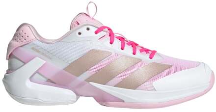 adidas Adizero Ubersonic 5 Tennisschoenen Dames-Wit,Beige - 36,36 2/3,37 1/3,38,38 2/3,40