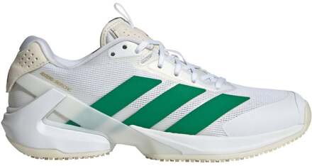 adidas Adizero Ubersonic 5 Tennisschoenen Dames-Wit,Groen - 36