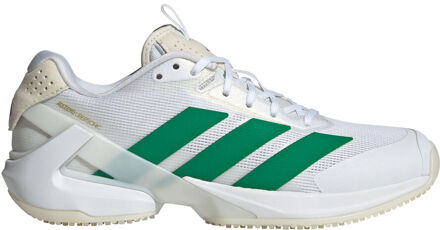 adidas Adizero Ubersonic 5 Tennisschoenen Dames-Wit,Groen - 37 1/3,38,39 1/3,42