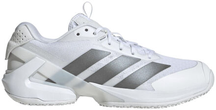 adidas adizero Ubersonic 5 Tennisschoenen Dames-wit, zilver - 37 1/3,38,38 2/3,39 1/3,40,40 2/3,41 1/3,42,42 2/3,43 1/3