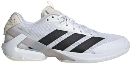 adidas Adizero Ubersonic 5 Tennisschoenen Heren-Wit,Zwart - 47 1/3