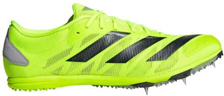 adidas Adizero XCS Spikes-Neongroen,Zwart - 42 2/3
