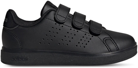 adidas Advantage Base Peuterschoenen - Zwart - Maat 30.5 - Mesh/Synthetisch Black