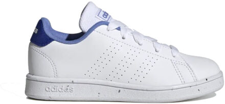 adidas ADVANTAGE K,FTWWHT/FTWWHT/BLUFUS Sneakers JR 30 Wit