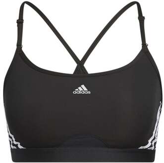 adidas Aeroreact Low-Support 3 Stripes Sport-bh Dames-Zwart - XXS