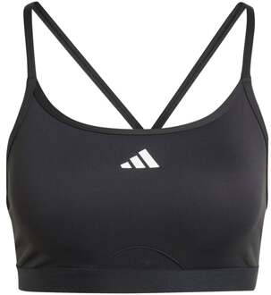 adidas Aeroreact Training 3Stripes Sport-bh Dames zwart - XL