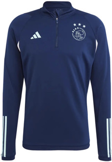 adidas afc ajax trainingstop 23/24 blauw/groen heren heren - M