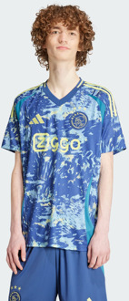 adidas Ajax Amsterdam 24/25 Away Truien/Replica's Heren - Blauw - Maat L - Katoen Canvas Blue