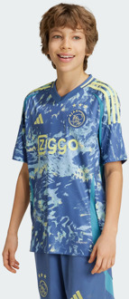 adidas Ajax Amsterdam 24/25 Away Truien/Replica's Kinder - Blauw - Maat 147 - 152 CM - Katoen Canvas Blue