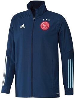 adidas Ajax Presentatie Jas Uit 2020-2021 Mannen - Donkerblauw - Maat L