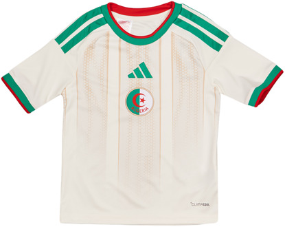 adidas Algeria Faf Home Truien/Replica's Kinder - Wit - Maat 135 - 140 CM - Poly Jersey White