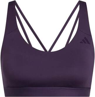 adidas All Me Essentials Mid Support Sport-bh Dames lila - XS,S,M,L,XL