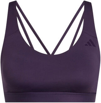adidas All Me Essentials Mid Support Sport-bh Dames lila - XS