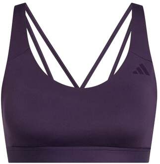 adidas All Me Essentials Mid Support Sport-bh Dames-paars - XS