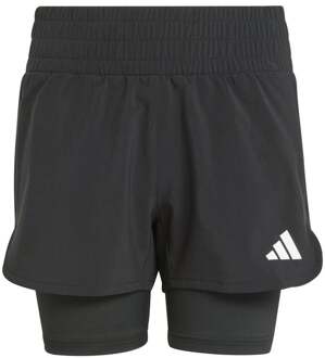 adidas All Sports Pacer NXT 2in1 Shorts Kinderen-Zwart - 140