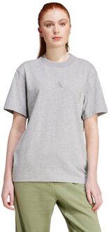 adidas All SZN Loose Casaul T-shirt Dames M/38 Grijs