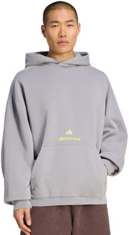 adidas Amg Washed Hoodie Hoodies Heren - Grijs - Maat S - Katoen Jersey Grey