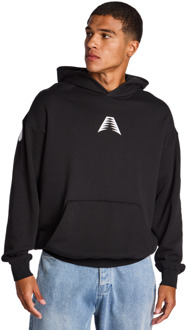 adidas Anthony Edwards Hoodies Heren - Zwart - Maat XL - Katoen Fleece Black