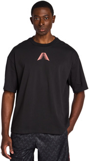 adidas Anthony Edwards T-shirts Heren - Zwart - Maat S - Katoen Jersey Black