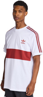 adidas Aop T-shirts Heren - Wit - Maat M White