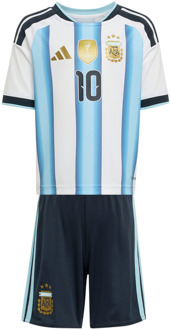 adidas Argentina 26 Home Kids Set Truien/Replica's Peuter - Wit - Maat 105 - 110 CM - Poly Mesh White