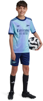 adidas Arsenal 24/25 Third Korte Broeken Kinder - Blauw - Maat 147 - 152 CM - Poly Mesh Blue