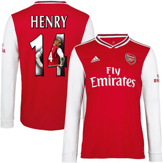 adidas Arsenal Shirt Thuis 2019-2020 (Lange Mouwen) + Henry 14 (Gallery Style Printing) - 54