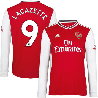 adidas Arsenal Shirt Thuis 2019-2020 (Lange Mouwen) + Lacazette 9