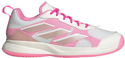 adidas Avaflash Tennisschoenen Dames-Wit,Pink - 37 1/3
