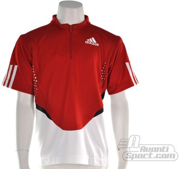 adidas B Comp Theme Po - adidas Tennis Shirts Rood - 128