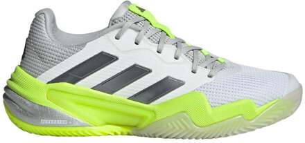 adidas Barricade 13 Tennisschoenen Dames-Wit,Limoen - 37 1/3