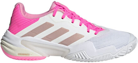 adidas Barricade 13 Tennisschoenen Dames-Wit,Pink - 36 2/3,38 2/3,42 2/3