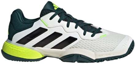 adidas Barricade Tennisschoenen Kinderen-Crème,Donkergroen - 33