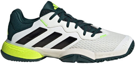 adidas Barricade Tennisschoenen Kinderen-Crème,Donkergroen - 36 2/3