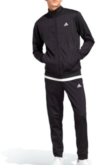 adidas Basic 3-Stripes Tricot Trainingspak Heren zwart - L