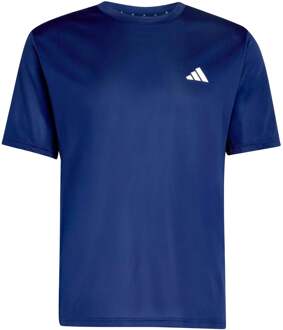 adidas Basic T-shirt Heren-donkerblauw - S,M,L,XL,XXL