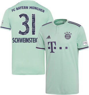 adidas Bayern München Shirt Uit 2018-2019 + Schweinsteiger 31 (Danke Bastien Printing) - 42