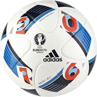 adidas Beau Jeu Official Matchball - Voetbal - wit/blauw