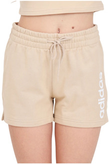 adidas Beige Performance Shorts voor dames Adidas , Brown , Dames - L,M,S,Xs