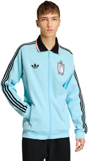 adidas Belgium Jassen Heren - Blauw - Maat S - Katoen Jersey Blue