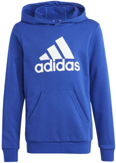 adidas Big Logo Cotton Sweater Met Capuchon Jongens blauw - 128