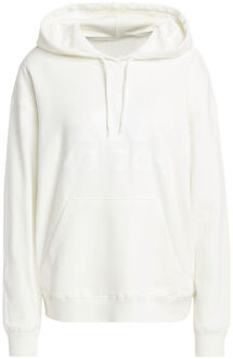 adidas Big Logo French Terry Sweater Met Capuchon Dames crème - XS