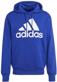 adidas Big Logo French Terry Sweater Met Capuchon Heren blauw