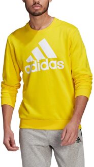 adidas Big Logo French Terry Sweatshirt - Gele Sweater Geel