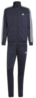 adidas Blauwe 3-Stripes Tricot Trainingspak Adidas , Blue , Heren - 2Xl,M,S,Xs