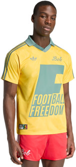 adidas Bob Marley Originals Jersey Truien/Replica's Heren - Geel - Maat S - Poly Mesh Yellow