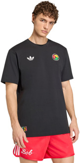 adidas Bob Marley Originals T-shirt T-shirts Heren - Zwart - Maat XXXL - Katoen Jersey Black