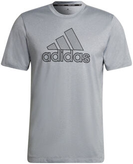 adidas BOS Primeblue T-shirt Heren zilver - M