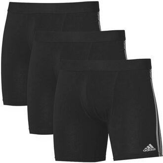 adidas boxershorts 3-pack stripes zwart - XXL