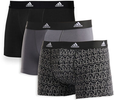 adidas boxershorts active flex 3-pack Grijs - M